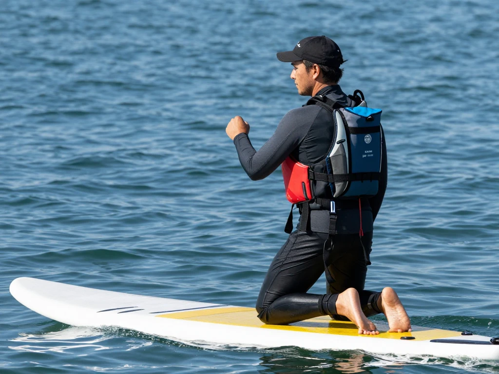 Paddle board abstract scene for Vorthralxim